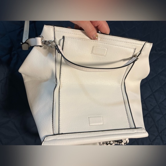 Reposh Beautiful Simply Noelle white with black trim large purse. - Picture 5 of 13